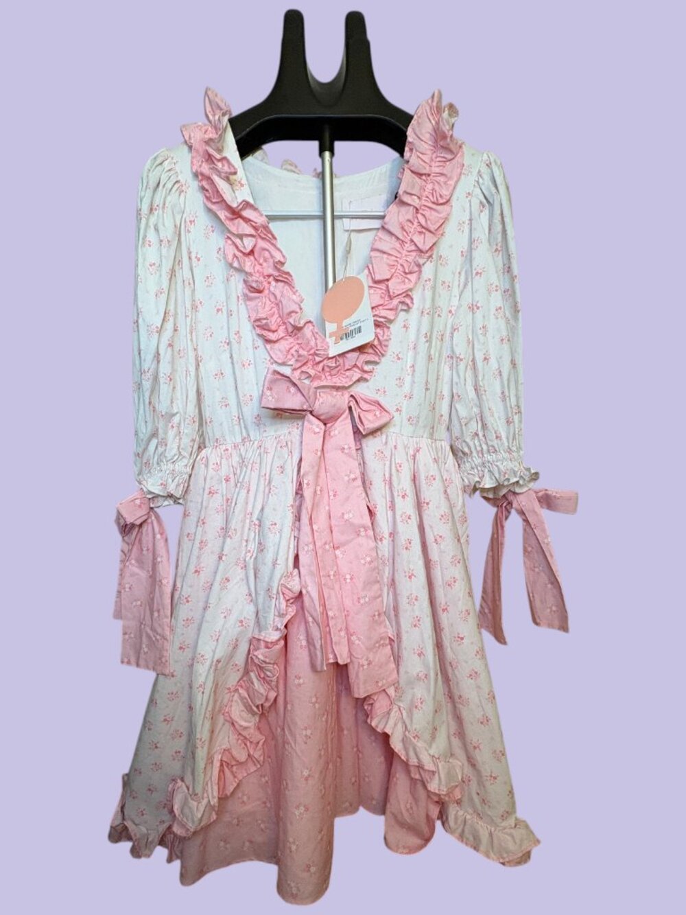 Selkie The Parfait Poet Marie Dress Coquette Cottagecore Size Large NWT - Picture 2 of 5